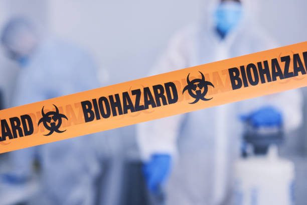 Professional Infectious Disease Decontamination technician working in Weehawken, NJ